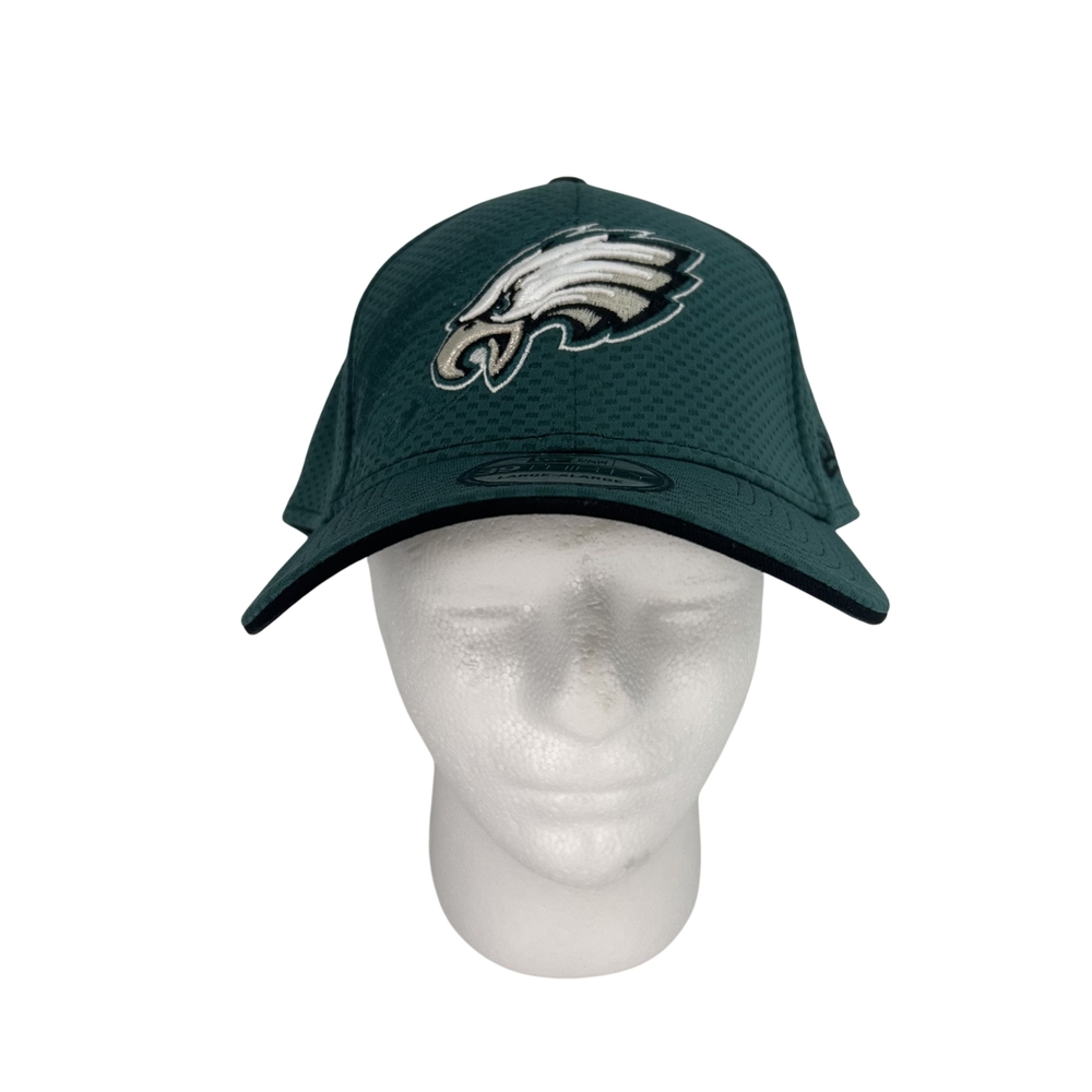 Philadelphia Eagles Hat Cap Fitted Mens Large XL Green NFL Football New Era